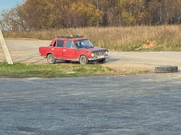 1987 Lada (ВАЗ) 2101 21011, красный - вид 1