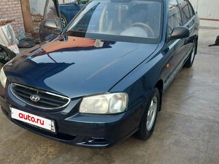 2008 Hyundai Accent ТагАЗ II, синий, 515000 рублей, вид 1