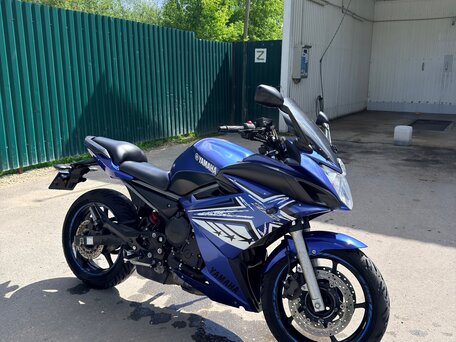 2009 Yamaha XJ6 (FZ6R), синий, 450000 рублей, вид 1