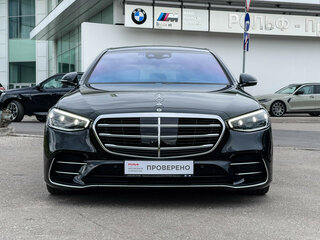 2021 Mercedes-Benz S-Класс 500 Long 4MATIC VII (W223), чёрный, 9892000 рублей, вид 2