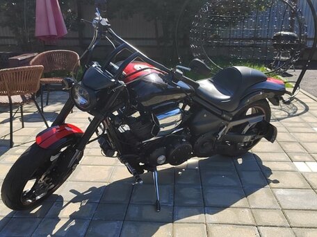 2006 Yamaha XV 1700 Warrior, чёрный, 500000 рублей, вид 1