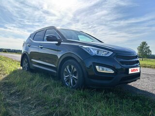 2013 Hyundai Santa Fe III, чёрный, 1300000 рублей, вид 3