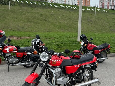 1988 Jawa 350/638, красный, 300000 рублей, вид 3