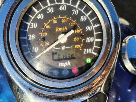2003 Suzuki Intruder 800, фиолетовый, 500000 рублей, вид 5