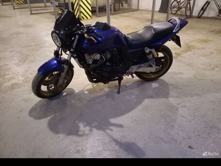 2004 Honda CB 400 Super Four, синий, 350000 рублей, вид 4