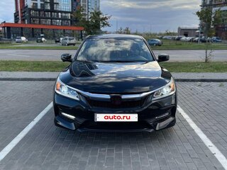 2016 Honda Accord IX Рестайлинг, чёрный, 1434437 рублей, вид 1