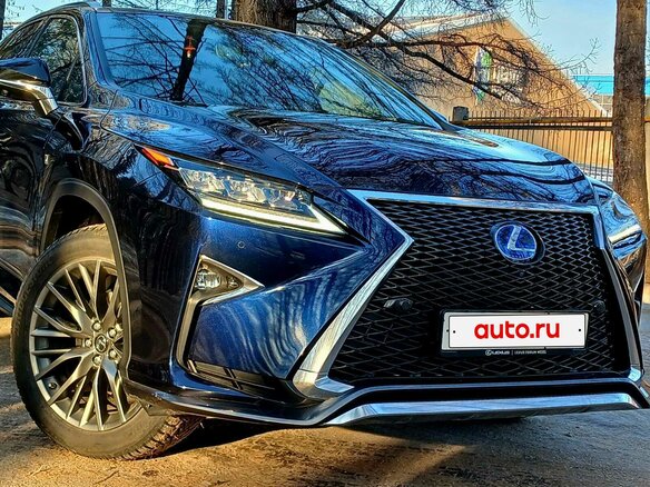 2019 Lexus RX 450h IV, синий, 5900000 рублей - вид 20