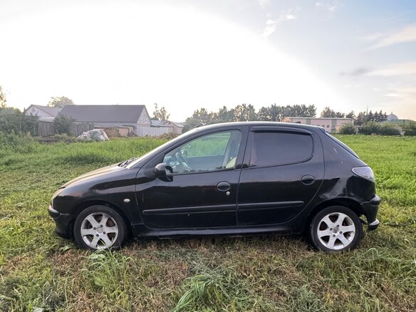2005 Peugeot 206, чёрный - вид 7