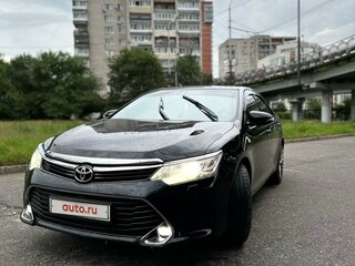2016 Toyota Camry VII (XV50) Рестайлинг, чёрный, 2250000 рублей, вид 3