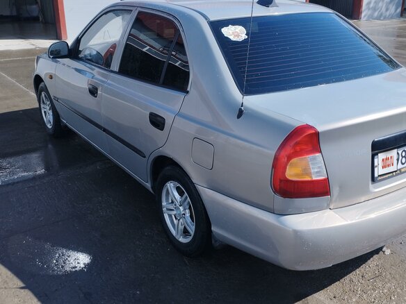 2008 Hyundai Accent ТагАЗ II, бежевый - вид 5