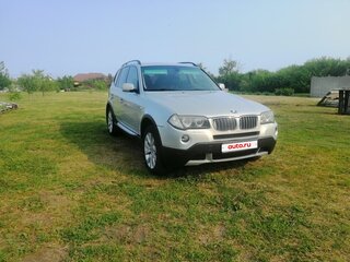 2007 BMW X3 25i I (E83) Рестайлинг, серебристый, 1380000 рублей, вид 3