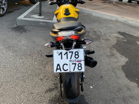 2022 Bajaj Pulsar NS 125, жёлтый, 150000 рублей, вид 2