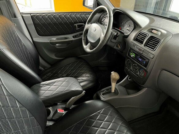 2008 Hyundai Accent ТагАЗ II, чёрный, 400000 рублей - вид 6