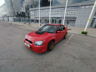 2005 Subaru Impreza WRX II Рестайлинг 1, красный, 1400000 рублей, вид 4