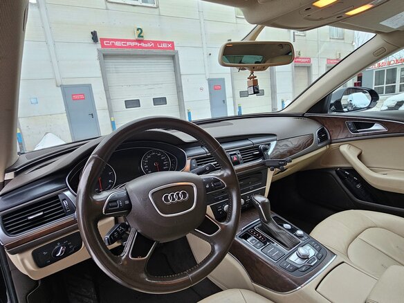 2014 Audi A6 IV (C7) Рестайлинг, чёрный, 3299999 рублей - вид 10