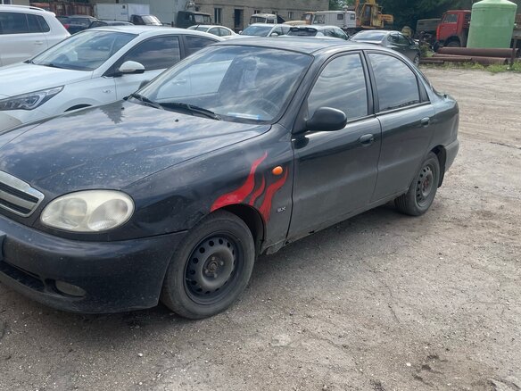 2008 Chevrolet Lanos I, чёрный