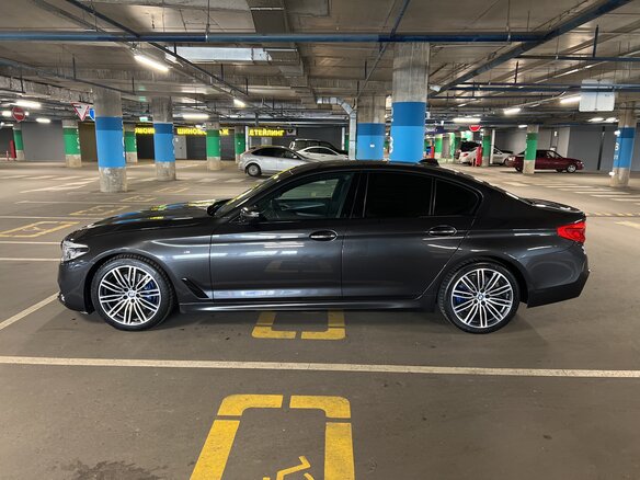 2018 BMW 5 серии 530i xDrive VII (G30/G31/G38), серый - вид 3