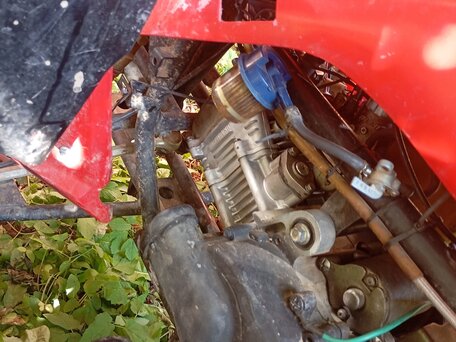 2009 Irbis ATV 150U, красный, 55000 рублей, вид 2