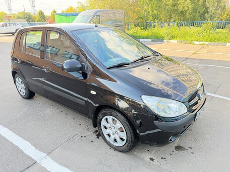 2008 Hyundai Getz I Рестайлинг, чёрный, 499000 рублей, вид 1