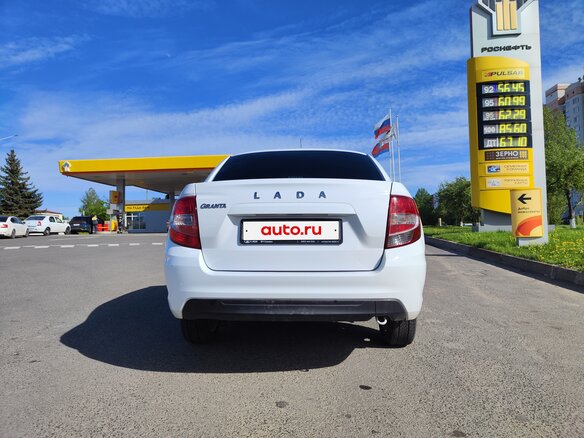 2023 Lada (ВАЗ) Granta I Рестайлинг, белый, 700000 рублей - вид 5