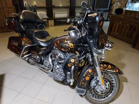 2013 Harley-Davidson Electra Glide, коричневый, 2800000 рублей, вид 1