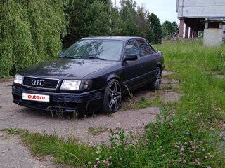 1990 Audi 100 IV (C4), чёрный, 370000 рублей, вид 3