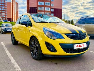 2012 Opel Corsa D Рестайлинг II, жёлтый, 720000 рублей, вид 2