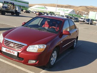 2007 Kia Cerato I Рестайлинг, красный, 700000 рублей, вид 4