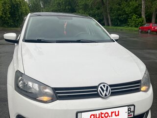 2012 Volkswagen Polo V, белый, 735000 рублей, вид 3
