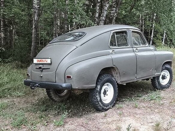 1956 ГАЗ М-72, зелёный - вид 6