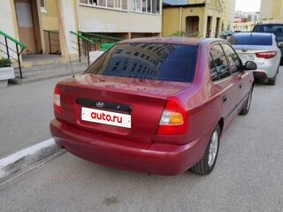 2006 Hyundai Accent ТагАЗ II, красный, 360000 рублей, вид 3