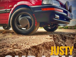 1989 Subaru Justy I, красный, 500000 рублей, вид 1