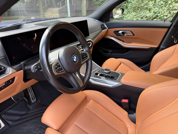 2022 BMW 3 серии 320i VII (G2x) Рестайлинг, синий - вид 9