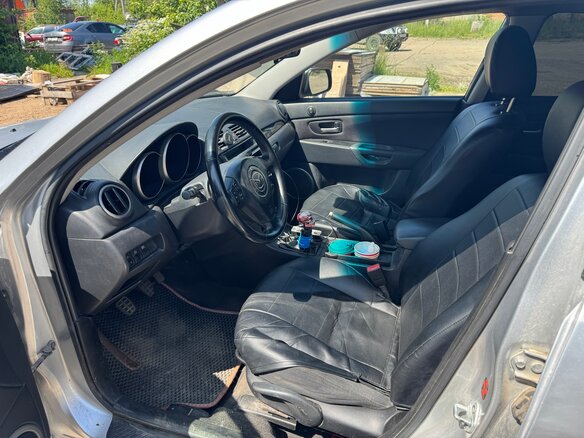 2006 Mazda 3 I (BK) Рестайлинг, серый, 650000 рублей - вид 11