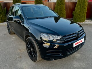 2011 Volkswagen Touareg II, чёрный, 1800000 рублей, вид 3