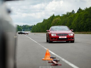 2004 Mercedes-Benz SL-Класс AMG 55 AMG II (R230), красный, 7500000 рублей, вид 5