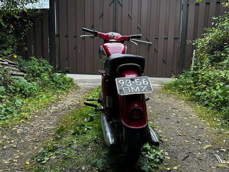 1978 Jawa 350/360, красный, 200000 рублей, вид 3