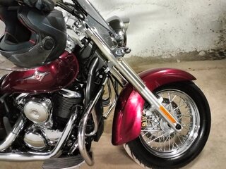 2011 Kawasaki VN900 Vulcan, красный, 450000 рублей, вид 5