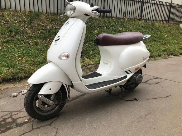 2004 Vespa ET4, белый, 180000 рублей