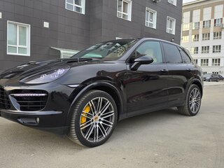 2012 Porsche Cayenne Turbo S II (958), чёрный, 3700000 рублей, вид 1