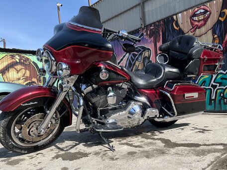 2002 Harley-Davidson Electra Glide, красный, 730000 рублей, вид 2