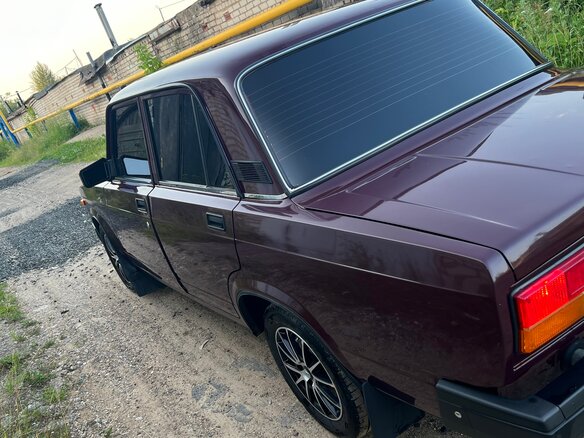 2009 Lada (ВАЗ) 2107, красный, 450000 рублей - вид 3