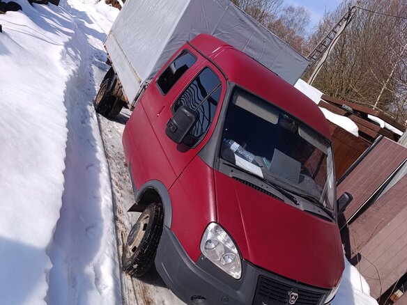 2009 ГАЗ ГАЗель (3221), красный, 760000 рублей - вид 6