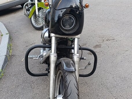 2008 Harley-Davidson Dyna Low Rider, чёрный, 700000 рублей, вид 3