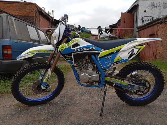 2019 Motoland XT250, синий, 110000 рублей - вид 6