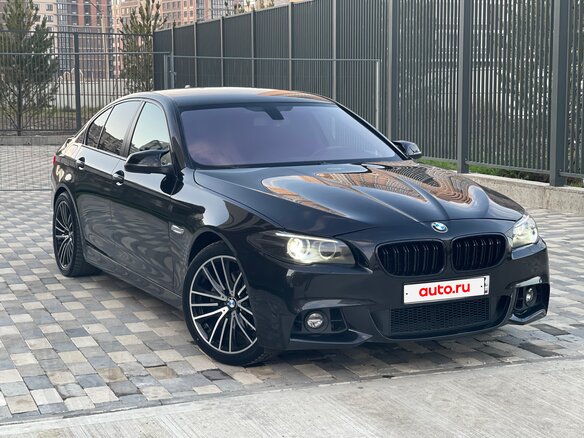 2014 BMW 5 серии 520i VI (F10/F11/F07) Рестайлинг, чёрный, 1800000 рублей