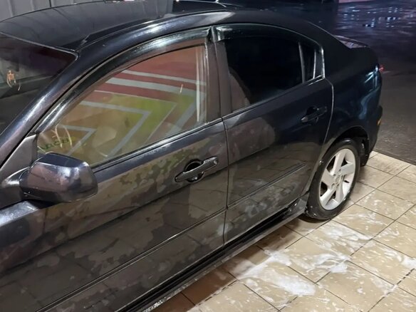 2008 Mazda 3 I (BK) Рестайлинг, чёрный - вид 6