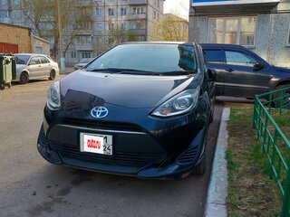 2018 Toyota Aqua I Рестайлинг 2, чёрный, 1200000 рублей, вид 3