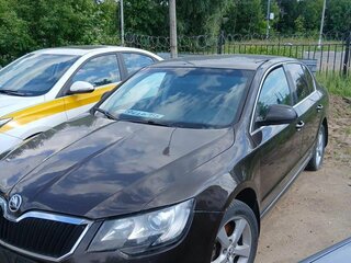 2014 Skoda Superb DSG II Рестайлинг, коричневый, 500000 рублей, вид 4