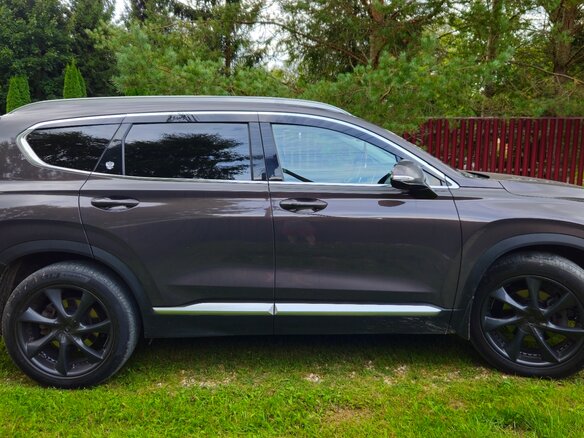 2021 Hyundai Santa Fe IV Рестайлинг, коричневый, 3450000 рублей - вид 4